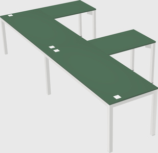 L-shaped desk