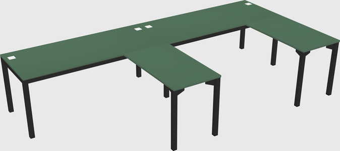 L-shaped desk