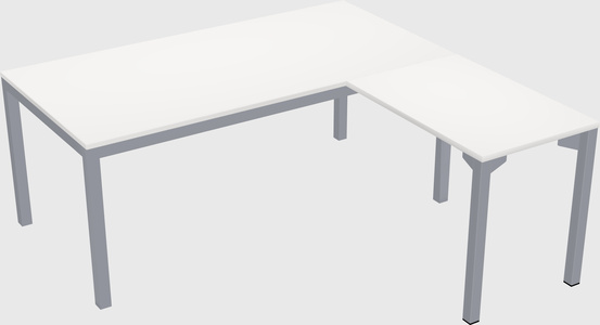 L-shaped desk