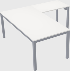 L-shaped desk