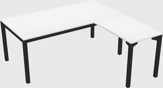 L-shaped desk