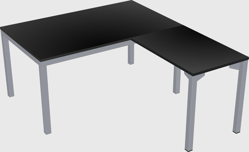 L-shaped desk