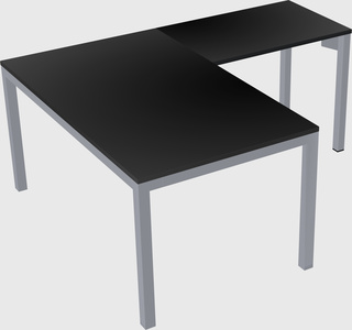 L-shaped desk