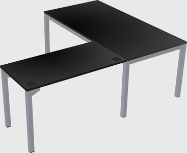 L-shaped desk