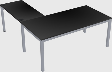 L-shaped desk