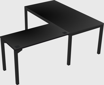 L-shaped desk