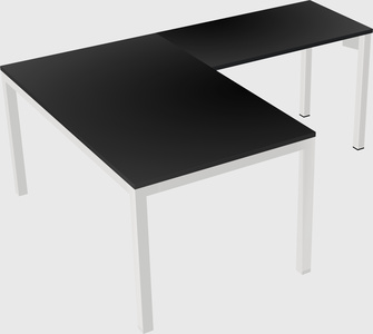 L-shaped desk