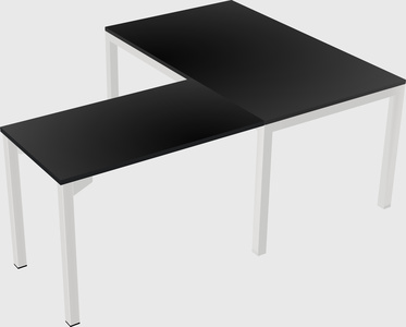 L-shaped desk