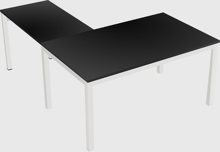 L-shaped desk
