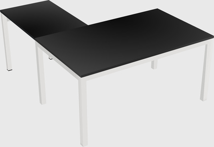 L-shaped desk