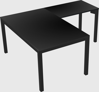L-shaped desk