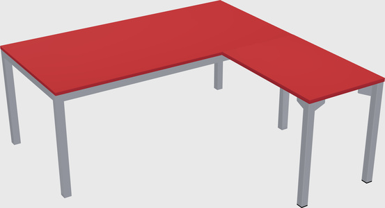 L-shaped desk