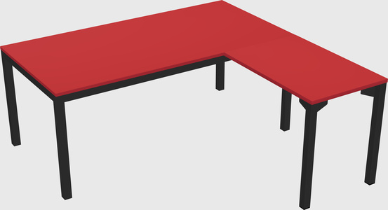 L-shaped desk
