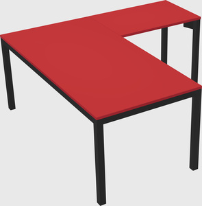 L-shaped desk