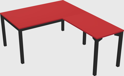 L-shaped desk
