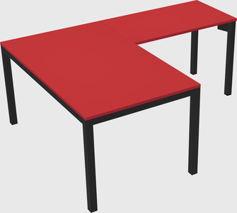 L-shaped desk