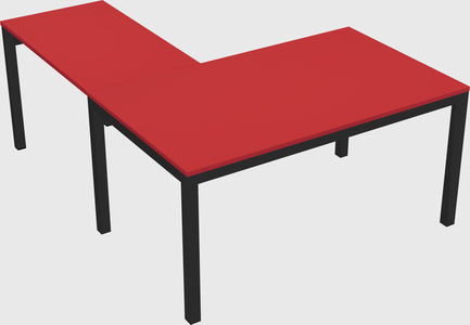 L-shaped desk