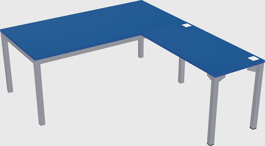 L-shaped desk