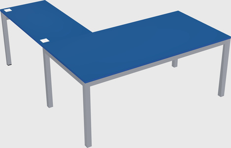 L-shaped desk