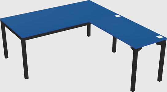 L-shaped desk