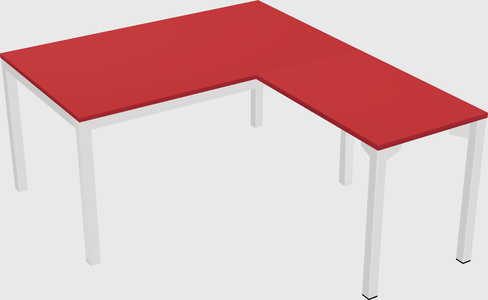 L-shaped desk
