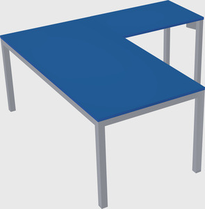 L-shaped desk