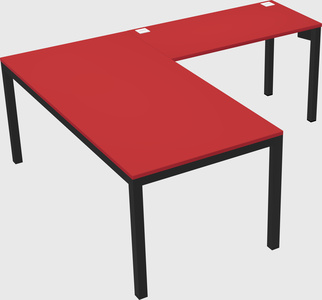 L-shaped desk