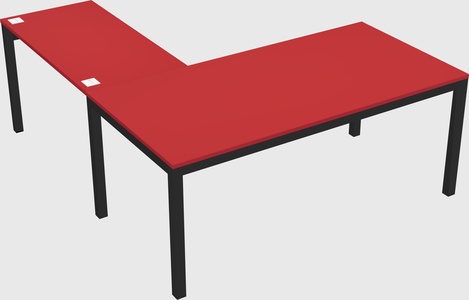 L-shaped desk