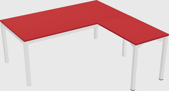 L-shaped desk