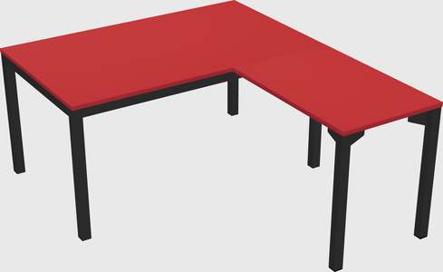 L-shaped desk