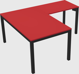 L-shaped desk