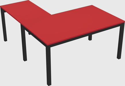 L-shaped desk