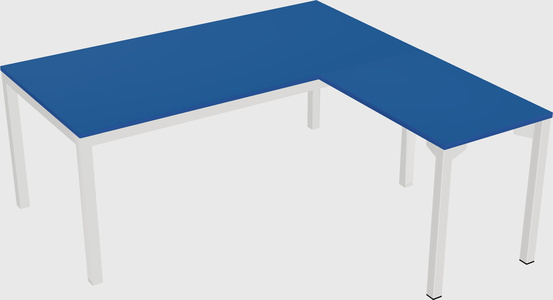 L-shaped desk