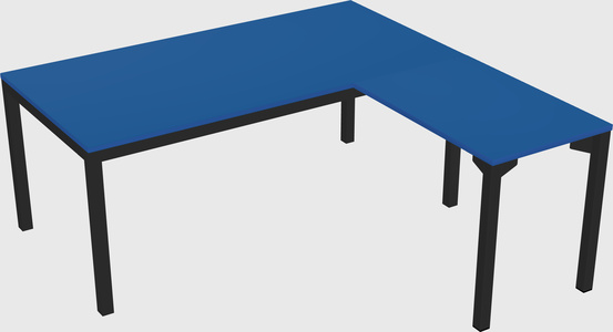 L-shaped desk