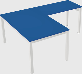 L-shaped desk