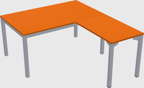 L-shaped desk