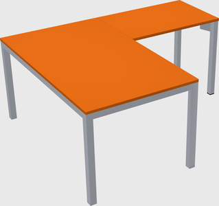 L-shaped desk