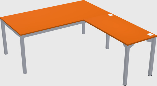 L-shaped desk