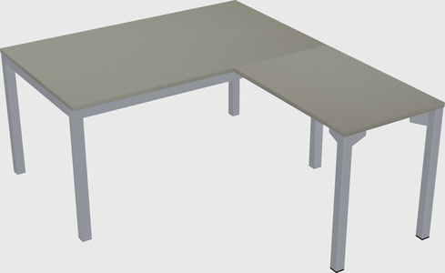 L-shaped desk
