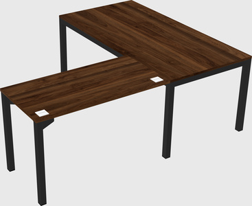 L-shaped desk
