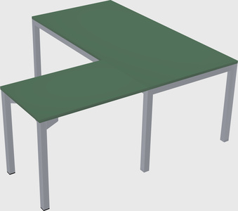 L-shaped desk