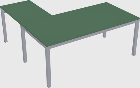 L-shaped desk