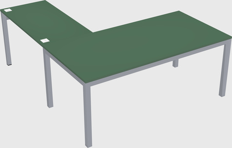 L-shaped desk