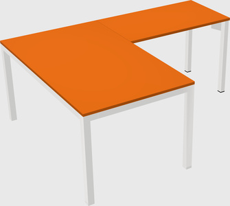 L-shaped desk