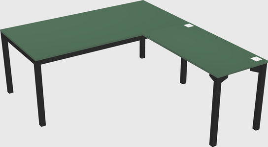 L-shaped desk