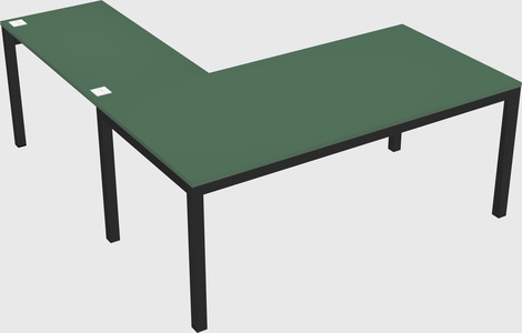 L-shaped desk