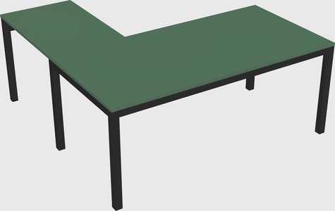 L-shaped desk