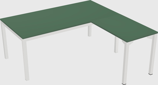 L-shaped desk