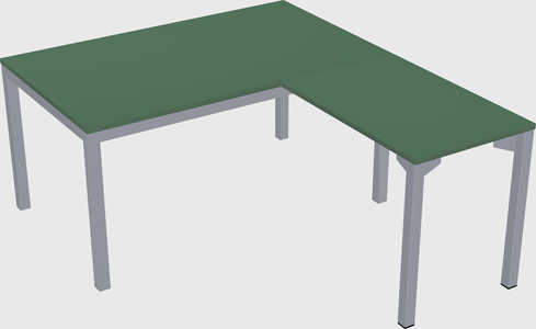 L-shaped desk