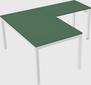 L-shaped desk
